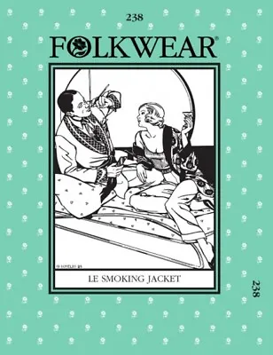£19.99 • Buy Folkwear Patterns Ladies & Mens Sewing Pattern Le Smoking Jacket