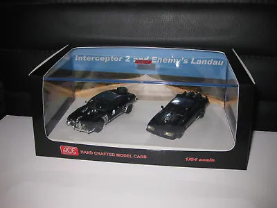 1/64 ACE Mad Max Interceptor 2 & Enemy's Landau Twin Set MOVIE CARS FREE AU POST • $129.99