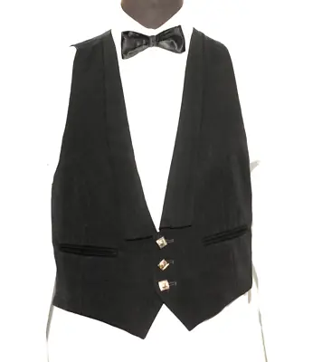 Great Kilt Waistcoat Black 40'' Long • £39