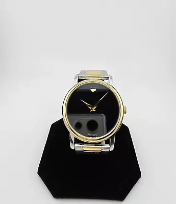 Movado Classic Museum Men's Two Tone Quartz Swiss Watch - 2100016 • $239.99