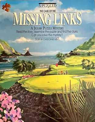 Bepuzzled The Case Of The Missing Links A Jigsaw Puzzle Mystery Vintage • $24.99