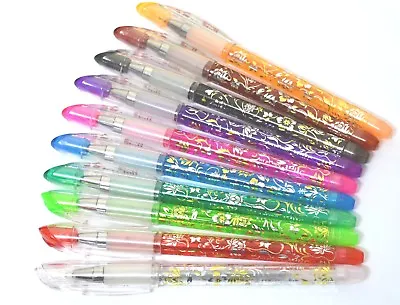 £5.99 • Buy Glitter Tattoo Pens Temporary Body Art Gel Ink Pen 10 Colours 