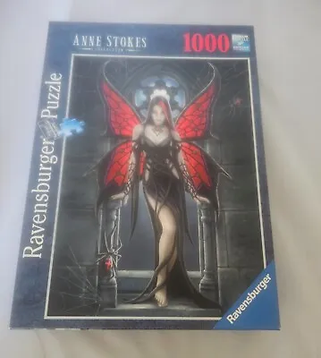 Anne Stokes Collection Gothic Butterfly Jigsaw 1000 Pieces Rare • £16.99