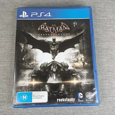 Batman Arkham Knight PS4 PlayStation 4 Game Complete With Manual-Tracked Postage • $19.95