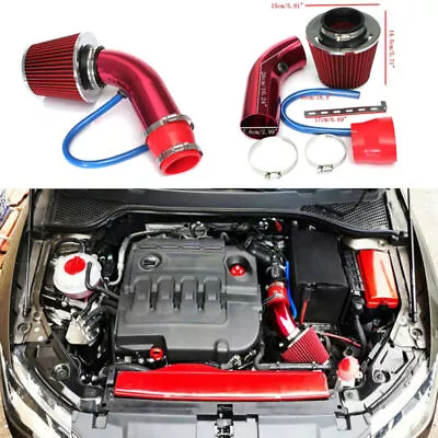 Car Accessories Cold Air Intake Filter Induction Pipe Power Flow Hose System Kit • $51.29