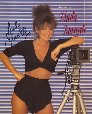 Model & Page 3 Girl Linda Lusardi Signed Sexy Photoshoot Photo - UACC DEALER • £22