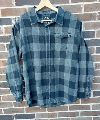 Metal Mulisha Long Sleeve Flannel Shirt Mens Fits XL Plaid Read Description  • $15