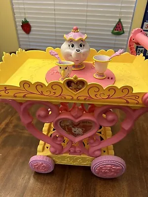 Disney Princess Belle MUSICAL TEA PARTY CART Mrs Potts Beauty & Chip • $35