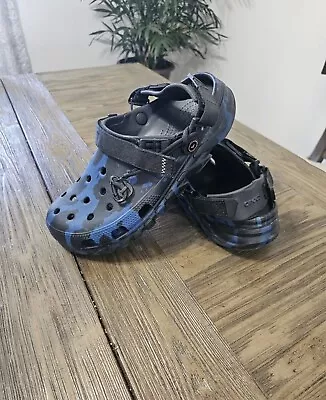 Size 10 Mens CROCS Post Malone Collaboration Duet Max Clog Camo Limited Edition • $80