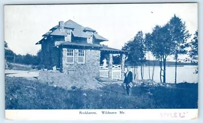 WILDMERE Maine ME ~ ROCKHAVEN Stone Cottage C1910s Postcard • $5.93