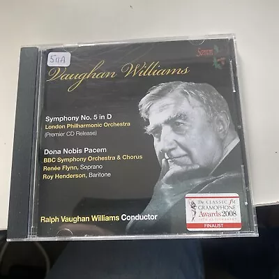 Ralph Vaughan Williams Symphony No. 5 In D Dona Nobis Pacem (CD) Album • £11.50