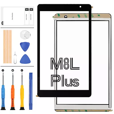 For BLU M8L Plus M0213UU 8  Touch Screen Digitizer Tablet Replacement Black • $16.91