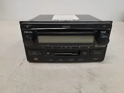 $29.99 • Buy Toyota OEM Rav4 Celica Highlander 4Runner AM FM Radio Tape CD Player 86120-2B760