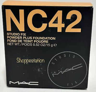 MAC Studio Fix Powder Plus Foundation Shade NC42 Full Size 15g /.52oz New In Box • $37