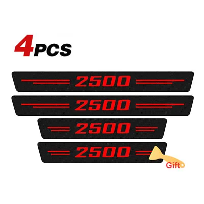 4x For Chevy Silverado 2500 HD Accessories Truck Door Sill Plate Protector Cover • $11.19
