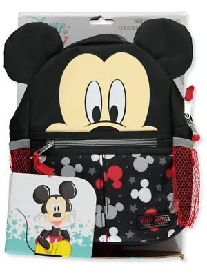 MICKEY MOUSE LOGO STARS 10” HARNESS BACKPACK $29 Value 18.99 Free Shipping • $18.99