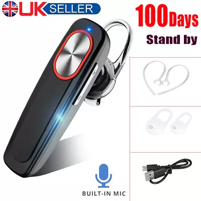 £7.49 • Buy Wireless Bluetooth Headset Mobile Phone Hands Free Earpiece For Samsung IPhone
