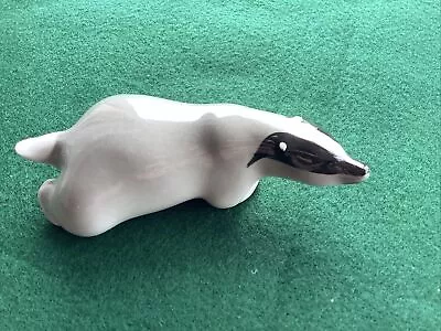 Lomonosov Porcelain Badger Figure • £10