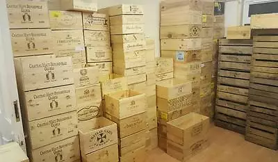 £13.95 • Buy Mixed Size French Italian Wooden Wine Port Champagne Crate Box  