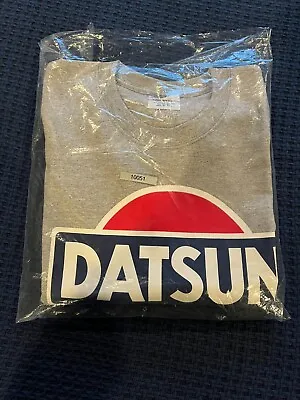 Vintage Datsun Gray Logo Graphic T Shirt XLG Automobile Port & Co • $16.99