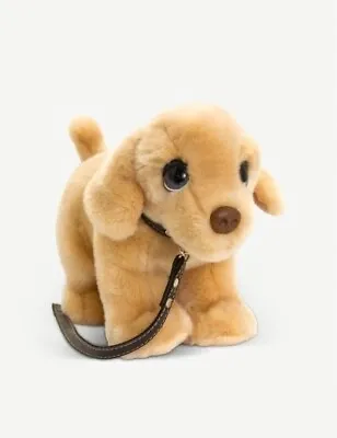 Keel Toys 30cm Stuffed Soft Toy Plush Signature Cuddle Puppies On Lead Labrador • £7.95