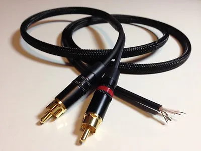 Custom Mogami Neutrik Rean Gold RCA 4FT Cable For Turntable Or Technics SL-1200s • $21.94