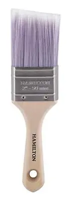 2  Hamilton Angled Performance Cutting In Brush Pure Synthetic Bristle • £4.48