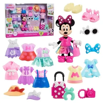 Disney Junior Minnie Mouse Fashion Collection Doll Accessories 22 Pieces • $39.78