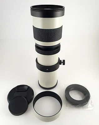 Powerful Canon EOS EF Fit 800mm Super TelePhoto Zoom Lens 80D 800D 4000D + More • £129.95