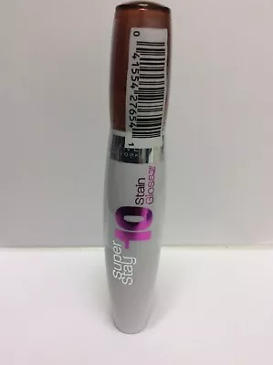 Maybelline New York Superstay 10 Hour Stain Gloss Blissful Brown #190 0.35 Fl Oz • $11.04