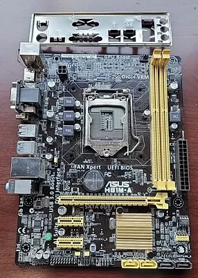 Asus H81M-A Motherboard With I/O Shield • $39.99