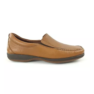 Heron Vainer Womens Sz 37 Euro US 7  Shoe Brown Leather Loafer Italy Moccasins • $19.99