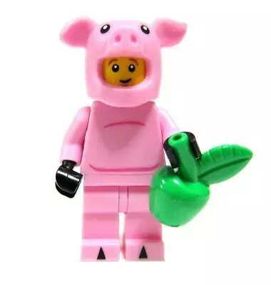 LEGO SEALED Series 12 Piggy Suit Guy Pig Pink Tail 71007 Boy Minifigure Costume • $22.13