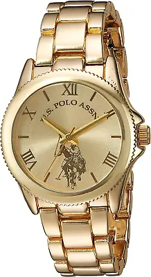 U.S. Polo Assn. Women'S USC40043 Analog Display Analog Quartz Gold Watch • $24.25