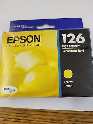 New Genuine Epson 126 Yellow Ink Cartridge Epson Stylus NX330  • $4.95