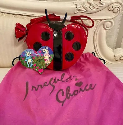 RARE - BNWT Irregular Choice Original Release Small Ladybird Bag With Dust Cover • £49.99