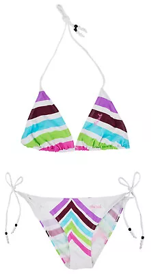 Urban Beach Womens Triangle String Bikini Set Ladies Summer Holiday Swimwear Set • £4.95