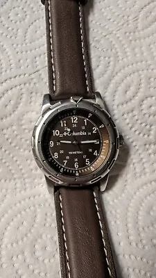 Columbia Sportswear CL-7007 Men's Analog Watch Date With Leather Band A5 +++++++ • $28.50