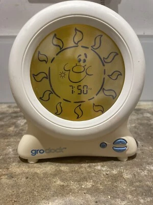 £14 • Buy Gro Clock Sleep Trainer Groclock Wake Timer Childrens Grow Clock