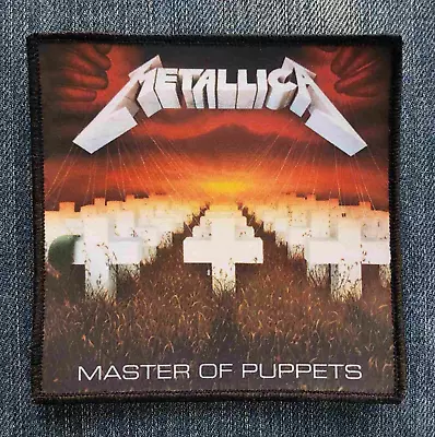 Metallica Master Of Puppets Sublimated Printed Patch | Heavy Metal Band Logo • $6.99