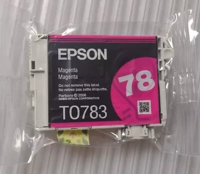 GENUINE Epson 78 T0783 Magenta Ink For Artisan 50 Stylus R280 R380 RX580 RX595 • $8.97