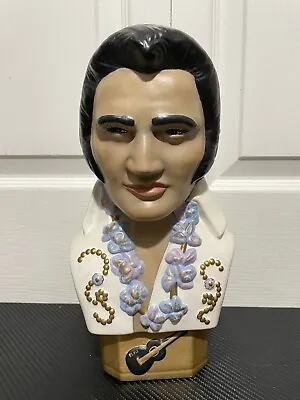 Elvis Presley Ceramic Bust Vintage Elvis Bust Statue Sunrise Mold Co 1982 • $74.99