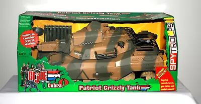 2003 GI Joe VS Cobra Spy Troops Motorized Patriot Grizzly Tank NIB • $129.99