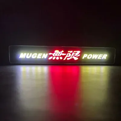 Mugen Power Car Hood Grille Badge Decal Sticker LED Light Logo For Honda • $36.99