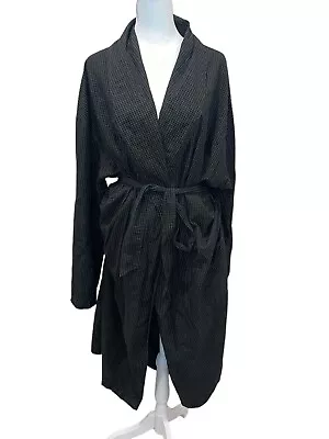 Polo Ralph Lauren Sleep Robe Mens Size Large / XL Black Cotton • $30