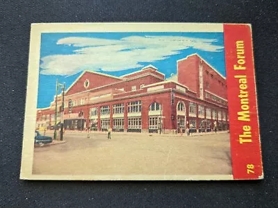 1955-56 Parkhurst Hockey Card # 78 The Montreal Forum (VG) • $44.95