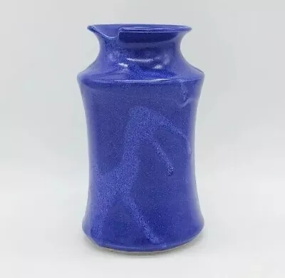 Vintage Signed Studio Art Pottery Rare Blue Violet Color Heavy High Quality Vase • $33.87