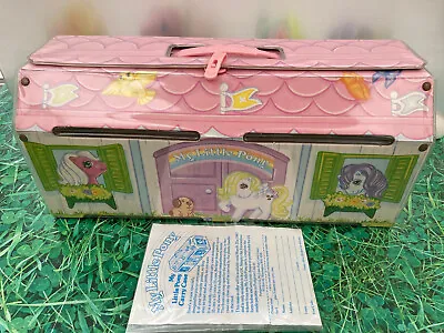 My Little Pony G1 Carry Case Stable Plus Leaflet Vintage Toy Hasbro 1986 VGC • £45