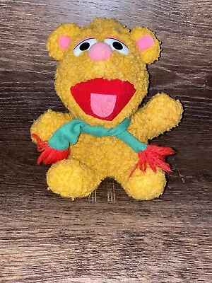 Vintage Baby Fozzie Bear Muppets Plush 1987 Mcdonald's Christmas Toy Jim Henson • $4.99