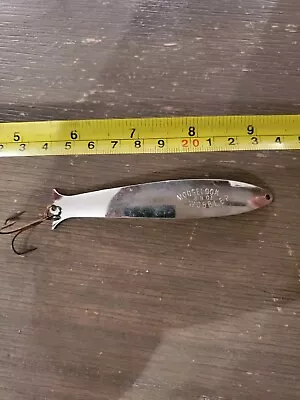 Vintage Mooselook Wobbler Spoon Lure Silver. Trout & Salmon 3-8. Fishing Lure. • $20